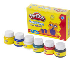 Play-Doh Tüp Renkli 6x30 ml Guaj Boya Set