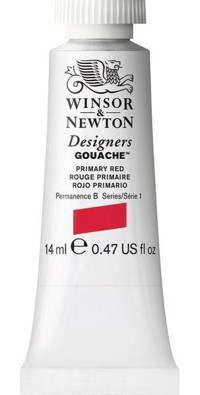 Winsor & NewtonDesigners 524 S.1 Tüp Kırmızı 14 ml Guaj Boya