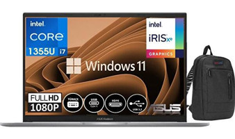 Asus Vivobook 15 X1504VA-NJ19438 Dahili Intel Iris Xe Graphics Eligible Intel Core i7 1355U 16 GB Ram 512 GB SSD 15.6 inç Full HD Windows 11 Pro Laptop + WeblegelsinÇanta