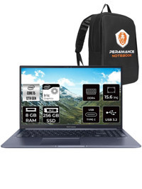 Asus Vivobook 15 X1502ZA-EJ1069 Dahili Intel Iris Xe Graphics Eligible Intel Core i5 1235U 8 GB Ram 256 GB SSD 15.6 inç Full HD FreeDos Laptop + PER4 Çanta