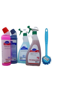 Diversey Clonet Extra-Room Care R6-Sprint Glass E3c-Suma Grill D9 Sıvı-Sprey Banyo Temizleyici 4x750 ml