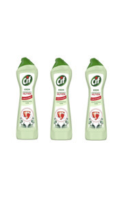 Cif Doğanın Gücü Krem Mutfak ve Banyo Temizleyici 3x450 ml