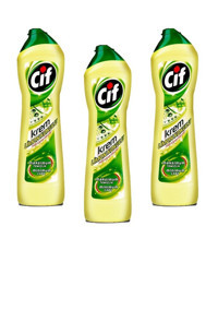 Cif Krem Mutfak ve Banyo Temizleyici 3x500 ml