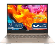 Casper Nirvana Z100.1335-BV00P-B-Q Dahili Intel Iris Xe Graphics Eligible Intel Core i5 1335U 16 GB Ram 500 GB SSD 15.6 inç Full HD Windows 11 Laptop