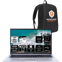 Asus Vivobook 15 X1502ZA-EJ030W EJ030WP107 Dahili Intel Iris Xe Graphics Eligible Intel Core i5 1235U 24 GB Ram 4 TB SSD 15.6 inç Full HD Windows 11 Pro Laptop + PER4 Çanta
