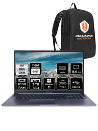 Asus Vivobook 15 X5102ZA EJ1644 Dahili Intel Iris Xe Graphics Eligible Intel Core i5 1235U 12 GB Ram 2 TB SSD 15.6 inç Full HD Windows 11 Home Laptop + PER4 Çanta