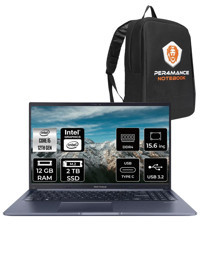 Asus Vivobook 15 X5102ZA EJ1644 Dahili Intel Iris Xe Graphics Eligible Intel Core i5 1235U 12 GB Ram 2 TB SSD 15.6 inç Full HD FreeDos Laptop + PER4 Çanta