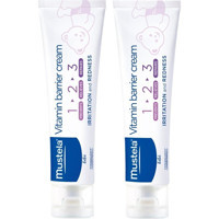 Mustela Vitamin Barrier 1.2.3 Vitaminli Parfümsüz Parabensiz Pişik Kremi 2x100 ml