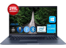 Asus VİVAbook X1502ZA-EJ0670A18 Dahili Intel UHD Graphics Intel Core i3 1215U 8 GB Ram 512 GB SSD 15.6 inç Full HD Windows 10 Pro Laptop