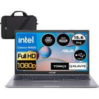 Asus X515MA EJ955W3 Dahili Intel UHD Graphics Intel Celeron N4020 4 GB Ram 512 GB SSD 15.6 inç Full HD Windows 11 Laptop + Çanta