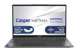Casper Nirvana X700.5700-BV00X-G-F Dahili AMD Radeon RX Vega 8 AMD Ryzen 7 5700U 16 GB Ram 500 GB SSD 15.6 inç Full HD FreeDos Laptop