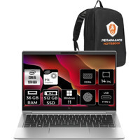 HP Elitebook 640 G10 8A570EAP382 Dahili Intel Iris Xe Graphics Eligible Intel Core i5 1335U 32 GB Ram 512 GB SSD 14 inç Full HD Windows 11 Home Laptop + PER4 Çanta