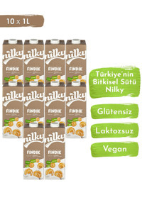 Nilky Vegan Fındık Sütü Laktozsuz 10'lu 1 lt