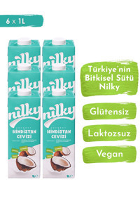 Nilky Vegan Hindistan Cevizi Sütü Laktozsuz 6'lı 1 lt