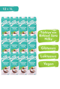 Nilky Vegan Hindistan Cevizi Sütü Laktozsuz 12'li 1 lt