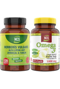 Ncs Berberis Vulgaris Omega 3 Balık Yağı Tablet-Kapsül 1000 mg 60+120 Adet