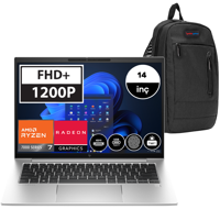 HP Elitebook 845 Gen 108A3T0EA01 Dahili AMD Radeon 780M AMD Ryzen 7 7840U 32 GB DDR5 Ram 512 GB SSD 14 inç Full HD Windows 11 Pro Laptop + Çanta