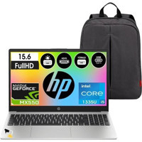HP 250 G10 8A539EA Harici GeForce MX550 Intel Core i5 1335U 32 GB Ram 2 TB SSD 15.6 inç Full HD FreeDos Laptop + Snertech Çanta