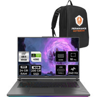 Asus ROG Strix G18 N6092P311 N6092 Harici GeForce RTX 4080 Intel Core i9 14900HX 24 GB Ram 256 GB SSD 18 inç QHD FreeDos Oyuncu Laptop + PER4 Çanta