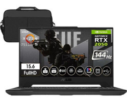 Asus TUF Gaming A15 Harici GeForce RTX 2050 AMD Ryzen 5 7535HS 16 GB DDR5 Ram 1 TB SSD 15.6 inç Full HD FreeDos Oyuncu Laptop + Cimete Çanta
