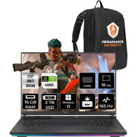 Asus ROG Strix G16 N3157P349 Harici GeForce RTX 4060 Intel Core i7 13650HX 16 GB Ram 2 TB SSD 16 inç Full HD Windows 11 Home Oyuncu Laptop + PER4 Çanta