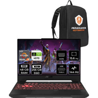 Asus TUF Gaming A15 LP125 LP125P326 Harici GeForce RTX 4070 AMD Ryzen 9 8945H 48 GB Ram 256 GB SSD 15.6 inç Full HD FreeDos Oyuncu Laptop + PER4 Çanta