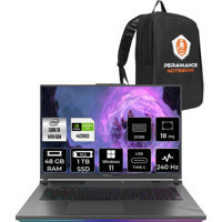 Asus ROG Strix G18 N6092P368 N6092 Harici GeForce RTX 4080 Intel Core i9 14900HX 48 GB Ram 1 TB SSD 18 inç QHD Windows 11 Home Oyuncu Laptop + PER4 Çanta