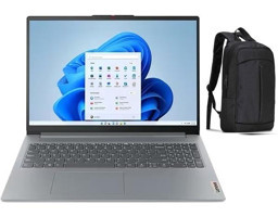 Lenovo IdeaPad Slim 3 15AMN8 82XQ0011TX Dahili AMD Radeon 610M AMD Ryzen 5 7520U 8 GB Ram 256 GB SSD 15.6 inç Full HD FreeDos Laptop + Sırt Çantası