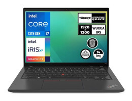 Lenovo Thinkpad T14 Gen 4 21HD0016TX001 Dahili Intel Iris Xe Graphics Eligible Intel Core i7 1355U 48 GB Ram 1 TB SSD 14 inç Full HD FreeDos Laptop