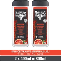Le Petit Marseillais Nature For Men Kan Portakalı Safran Aromalı Nemlendirici Duş Jeli 2x400 ml