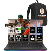 Asus ROG Strix G16 N3157P392 Harici GeForce RTX 4060 Intel Core i7 13650HX 24 GB Ram 512 GB SSD 16 inç Full HD Windows 11 Pro Oyuncu Laptop + PER4 Çanta