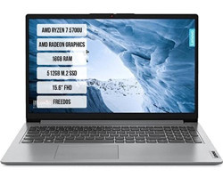 Lenovo IdeaPad 1 15ALC7 82R400F1TR 04 Dahili AMD Radeon RX Vega 8 AMD Ryzen 7 5700U 16 GB Ram 512 GB SSD 15.6 inç Full HD FreeDos Laptop