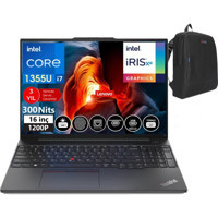 Lenovo Thinkpad E16 Gen 1 TB21JN000BTX03 Dahili Intel Iris Xe Graphics Eligible Intel Core i5 1335U 8 GB Ram 512 GB SSD 16 inç Full HD FreeDos Laptop + WeblegelsinÇanta