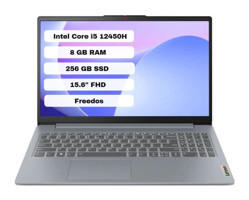 Lenovo IdeaPad Slim 3 83ER0084TR5 Dahili Intel UHD Graphics Intel Core i5 12450H 8 GB Ram 256 GB SSD 15.6 inç Full HD FreeDos Laptop