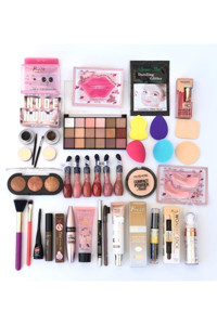 Roesia Rose Cosmetics Rose Gelin 32 Parça Çeyiz 03 Koyu Ton Makyaj Seti