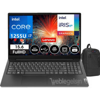 Lenovo V15 Gen 3 IAP 882TT00C6TX01 Dahili Intel Iris Xe Graphics Eligible Intel Core i7 1255U 8 GB Ram 256 GB SSD 15.6 inç Full HD FreeDos Laptop + WeblegelsinÇanta