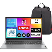 Lenovo IdeaPad 82V700A8TX Dahili Intel UHD Graphics Intel Celeron N4020 4 GB Ram 512 GB SSD 15.6 inç Full HD Windows 11 Laptop + Çanta