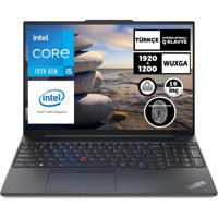 Lenovo Thinkpad E16 Gen 1 21JN0008TX027 Dahili Intel Iris Xe Graphics Eligible Intel Core i5 1335U 40 GB Ram 11 TB SSD 16 inç Full HD FreeDos Laptop