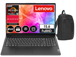 Lenovo V15 Gen 4 882YU00QYTX06 Dahili AMD Radeon 610M AMD Ryzen 5 7520U 16 GB DDR5 Ram 512 GB SSD 15.6 inç Full HD Windows 11 Home Laptop + Zetta Çanta