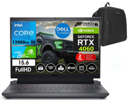 Dell G15 5530 55302401017002 Harici GeForce RTX 4060 Intel Core i9 13900HX 16 GB DDR5 Ram 1 TB SSD 15.6 inç Full HD Ubuntu Oyuncu Laptop + Çanta