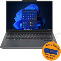 Lenovo Thinkpad E14 21JLS213FD07 CNT008 Dahili Intel Iris Xe Graphics Eligible Intel Core i5 1335U 40 GB Ram 1 TB SSD 14 inç Full HD Windows 11 Pro Laptop + Zitek 16 GB Flash Bellek