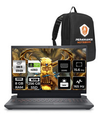 Dell G15 5530 G55302401017U Harici GeForce RTX 4060 Intel Core i9 13900HX 8 GB Ram 256 GB SSD 15.6 inç Full HD FreeDos Oyuncu Laptop + PER4 Çanta