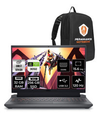 Dell G15 5530 G55302401005U Harici GeForce RTX 3050 Intel Core i7 13650HX 32 GB Ram 256 GB SSD 15.6 inç Full HD FreeDos Oyuncu Laptop + PER4 Çanta