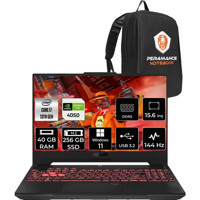 Asus TUF Gaming F15 LP260P361 Harici GeForce RTX 4050 Intel Core i7 13620H 40 GB Ram 256 GB SSD 15.6 inç Full HD Windows 11 Home Oyuncu Laptop + PER4 Çanta