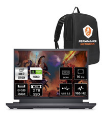 Dell G16 7630 G76302401010U Harici GeForce RTX 4060 Intel Core i7 13700HX 8 GB Ram 2 TB SSD 16 inç QHD FreeDos Oyuncu Laptop + PER4 Çanta