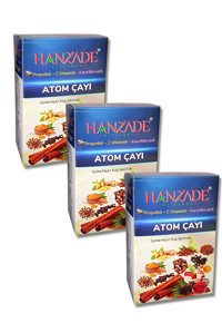 Hanzade Atom Çayı Karışık Bitki Çayı 3 Adet 150 gr