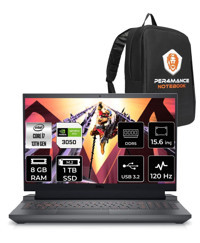 Dell G15 5530 G55302401005U Harici GeForce RTX 3050 Intel Core i7 13650HX 8 GB Ram 1 TB SSD 15.6 inç Full HD FreeDos Oyuncu Laptop + PER4 Çanta