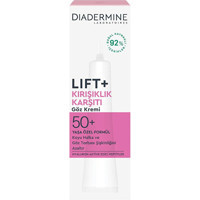 Diadermine Koyu Halkları Azaltıcı 50+ Yaş Tüm Ciltler için Göz Çevresi Krem Tüp 15 ml