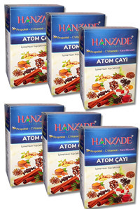 Hanzade Atom Çayı Karışık Bitki Çayı 6 Adet 150 gr