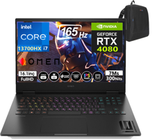 HP Omen 16 WF0008NT 881T46EAW17 Harici GeForce RTX 4080 Intel Core i7 13700HX 16 GB Ram 512 GB SSD 16.1 inç Full HD Windows 11 Home Oyuncu Laptop + Zetta Çanta